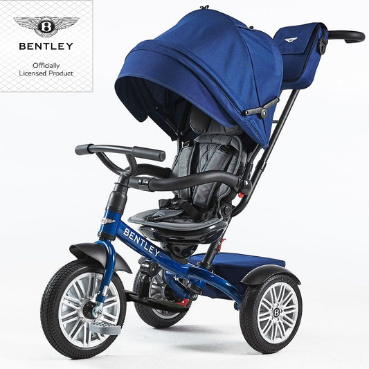 Bentley 6 in 1 Toddler Childrens Trike Sequin Blue