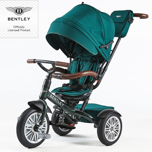 Bentley 6 in 1 Toddler Childrens Trike British Racing Green & Spruce