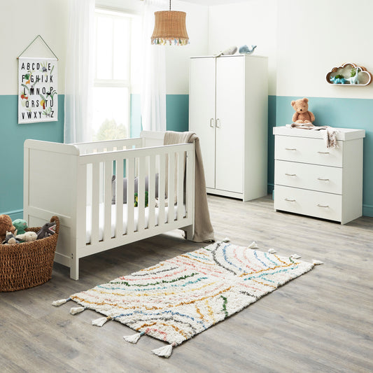 Babymore Caro Mini 3 Piece Nursery Room Furniture Set