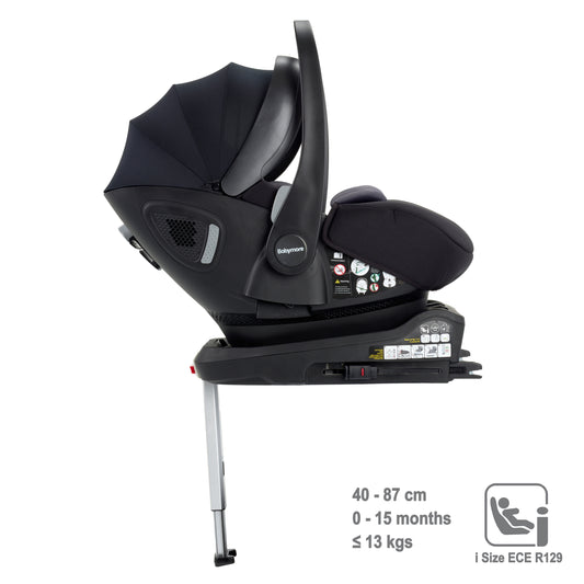 Babymore Pecan i-Size Baby Car Seat & Isofix Base